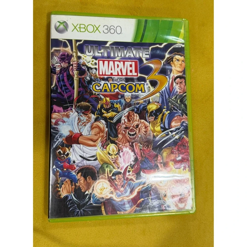 Ultimate Marvel vs Capcom 3 Xbox 360 Fighting Game CIB Marvel Capcom Fighting